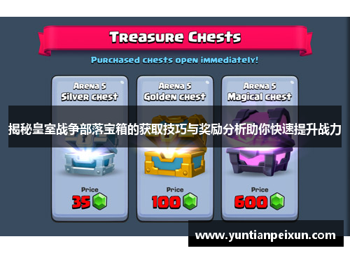 揭秘皇室战争部落宝箱的获取技巧与奖励分析助你快速提升战力